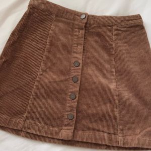 Corduroy Mink Skirt